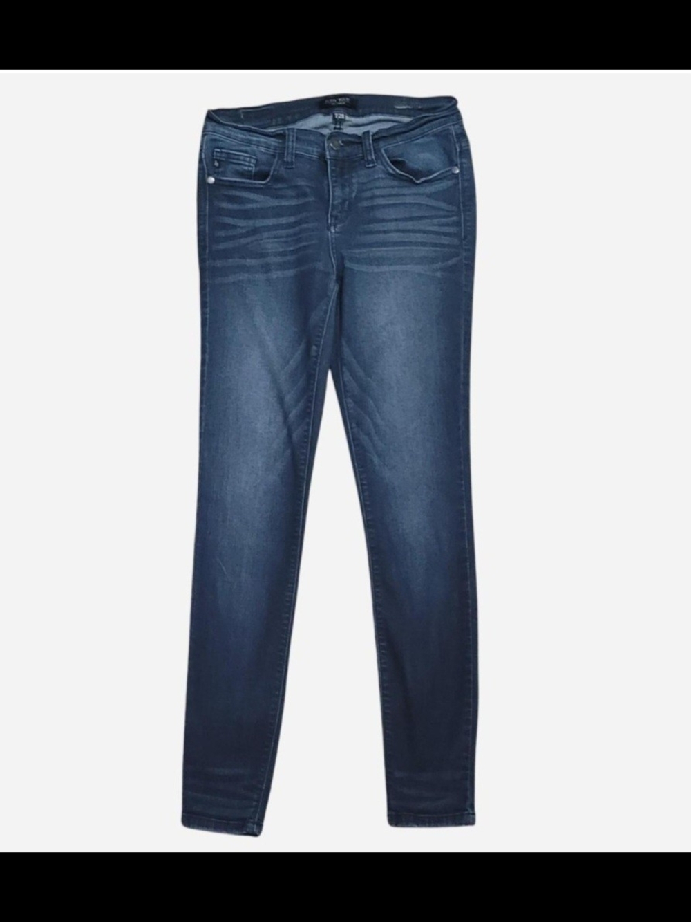 Women’s Judy Blue Skinny Jeans in Dark Blue Stretch Denim